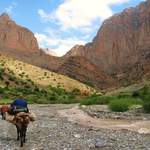 Approaching Taghia Gorge - Morocco